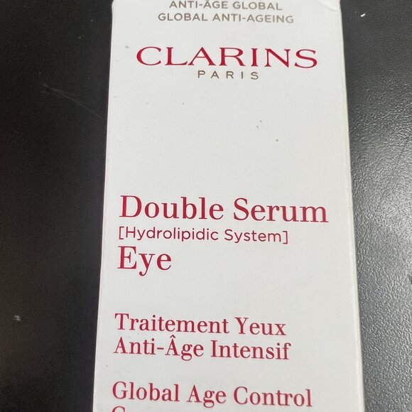 Clarins Double Serum Eye Global Age Control Concentrate  Size 20mL / 0.6 Oz - Picture 1 of 3
